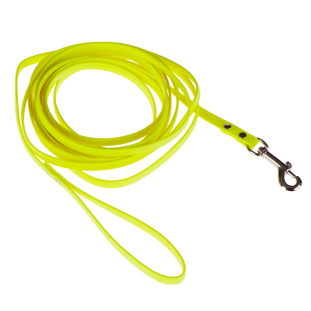Heim BioThane® Suchleine, neon-gelb - 5 m lang, 13 mm breit von Heim