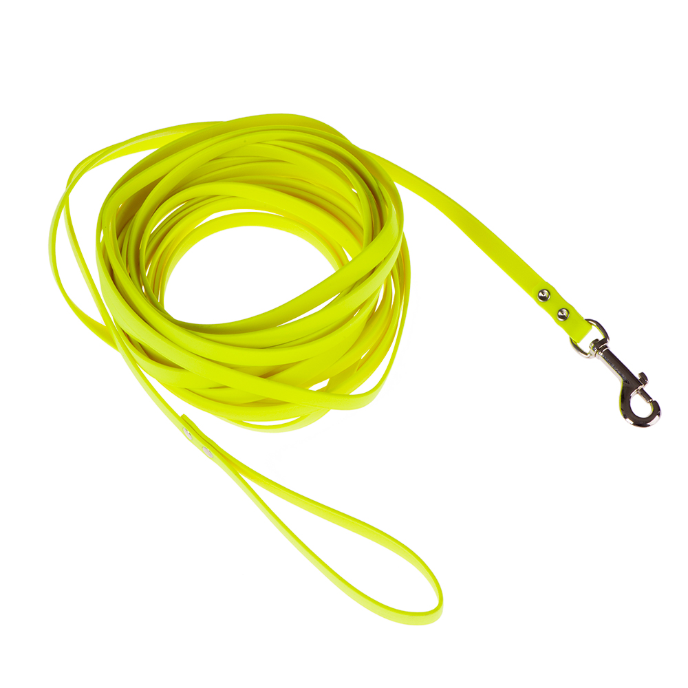 Heim BioThane® Suchleine, neon-gelb - 10 m lang, 13 mm breit von Heim