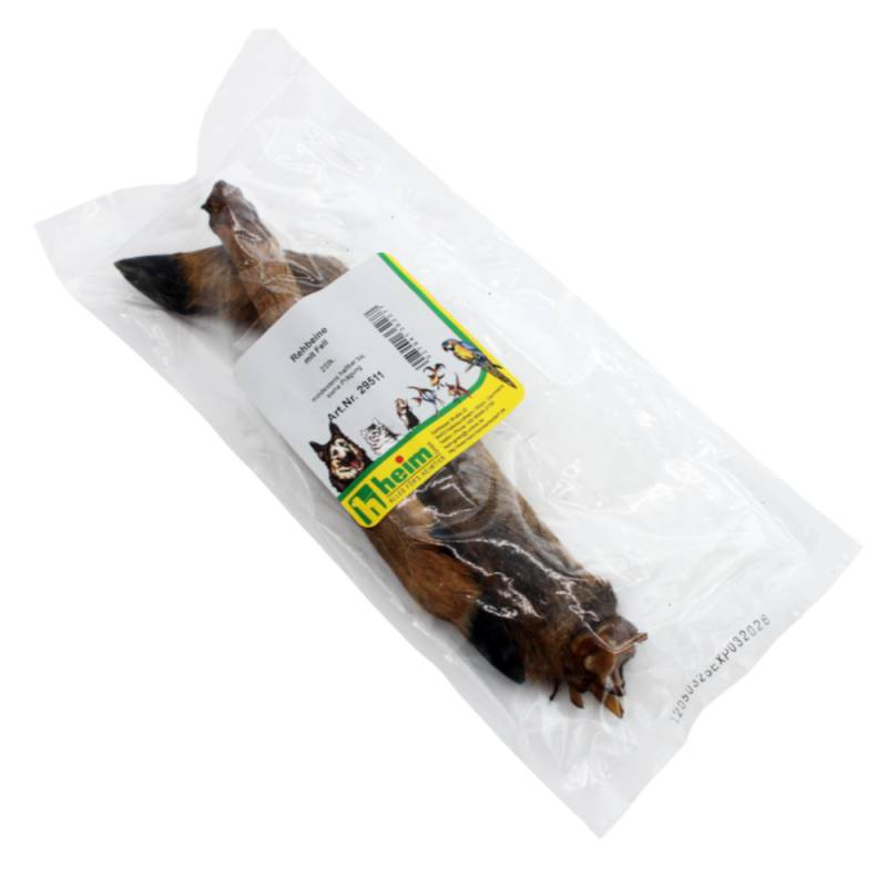 Heim Rehbeine mit Fell - 2 Stück (ca. 190 g) von Heim