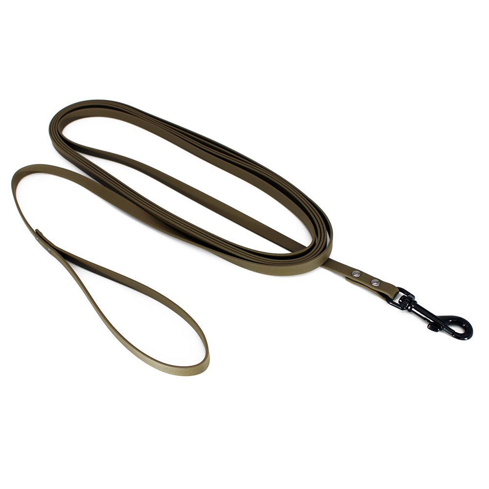 Heim Suchleine BioThane, oliv - 5 m lang, 13 mm breit Heim Suchleine BioThane, oliv - 5 m lang, 13 mm breit von Heim