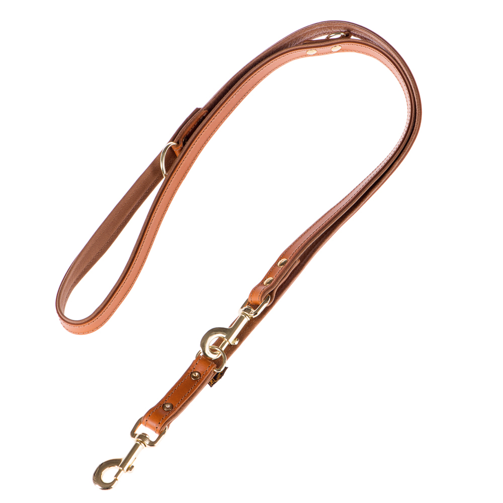 Heim Vorführleine Buffalo, cognac - 200 cm lang, 18 mm breit Heim Vorführleine Buffalo, cognac - 200 cm lang, 18 mm breit von Heim