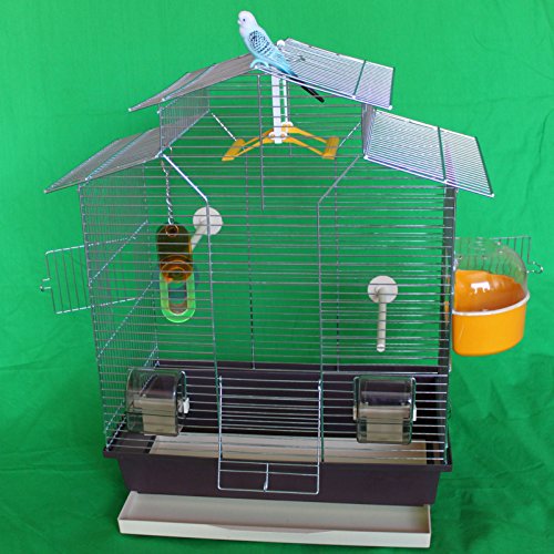 Vogelkäfig Vogelbauer Käfig IZA braun/Chrom Vogelkäfig Vogelbauer Käfig IZA braun/Chrom von Heimtiercenter