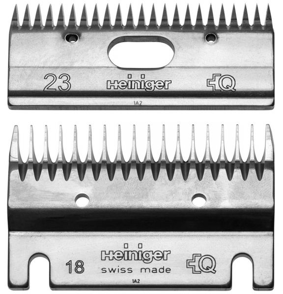 Heiniger Schermessersatz 18/23 Zähne, für Rinder mit stark verschmu... von Heiniger