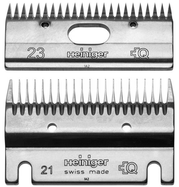 Heiniger Schermessersatz 21/23 Zähne, Standard Schermesser für Rinder von Heiniger