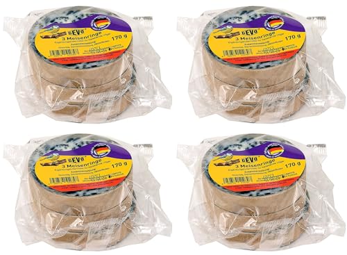GeVo Meisenringe Sparpack 4 Pack mit je 3 Ringen Fettfutter Wildvogelfutter Premium Vogelfutter - die Alternative zu Meisenknödel Heinrichs Agrar von Heinrichs Agrar