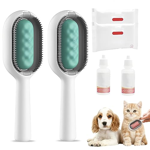 Hundebürste Mit Wassertank,Katzenbürste Mit Feuchttüchern, Reinigungsbürste Für Tierhaare, Multifunctional Tierhaarentferner, Ideal Für Massage,Pflege Und Haarentfernung (Langhaar+Kurzhaar, Grün) Hundebürste Mit Wassertank,Katzenbürste Mit Feuchttüchern, Reinigungsbürste Für Tierhaare, Multifunctional Tierhaarentferner, Ideal Für Massage,Pflege Und Haarentfernung (Langhaar+Kurzhaar, Grün) von Hekasvm