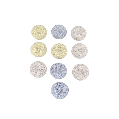 Helhom Aquariumfilter Medien Bio -Kugeln, Keramikwasserreinigung Wiederverwendbare biologische Filtrationsmedien, Süßwassersalzwasserfischtanks Quarzball 10 Pack von Helhom
