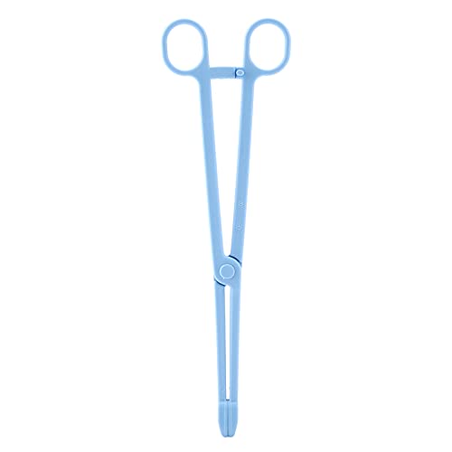 Helhom Haustiernahrung Clip Plastik, Schlange Echsen -Reptilien -Fütterungsinstrument, sichere Nicht Blaue Farbe, geruchlose Kunststoff -Haustier -Clip 24,5 cm Länge 1 Pack von Helhom