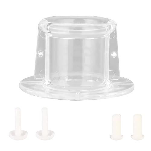 PET -Papagei -Anti -Biss, Picking Feather Wund Healing Protective Neck Deckung, Kragen für Vogel transparentes Acrylmaterial 3 Größen verfügbar (Mürrischer Durchmesser 7,2 Innendurchmesser 3,5) von Helhom