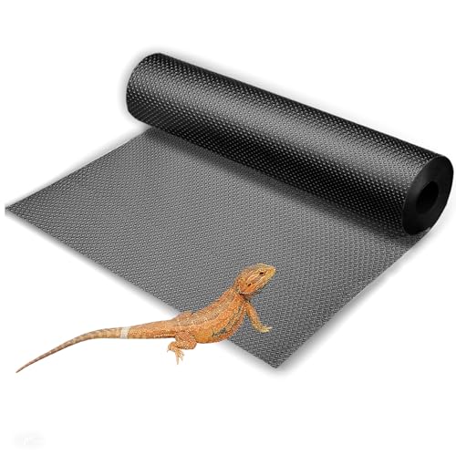 Helidrago Bearded Dragon Tank Zubehör, Reptiliensubstrat Boden für Bartagamengehege 4x2x2, Leopard Gecko Tank Liner Matte für 120 Gallonen Reptilien Tank von Helidrago