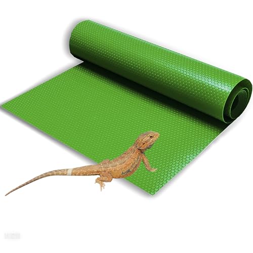 Helidrago Bearded Dragon Tank Zubehör, Reptiliensubstratboden für Bartagamengehege 4x2x2, Leopard Gecko Tankschutzmatte für 120 Gallonen Reptilienbecken, Grün Helidrago Bearded Dragon Tank Zubehör, Reptiliensubstratboden für Bartagamengehege 4x2x2, Leopard Gecko Tankschutzmatte für 120 Gallonen Reptilienbecken, Grün von Helidrago