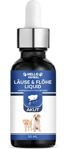 NEU: HelloAnimal® LÄUSE & FLÖHE Liquid für Hunde und Katzen - für Ihr Haustier von Hello Animal