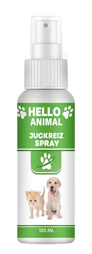 NEU: HelloAnimal® JUCKREIZ Spray für Hunde & Katzen bei Hautreizungen, pflegt Haut und Fell bei Läuse, Flöhe, Milben – SOFORTHILFE von Hello Animal