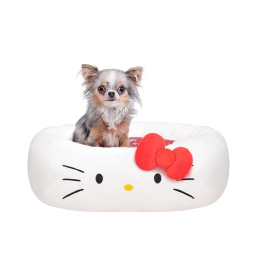 Hello Kitty and Friends Haustierbett, Nackenrolle mit Charakter-Design, maschinenwaschbar, herausnehmbarer Einsatz, Größe S Hello Kitty and Friends Haustierbett, Nackenrolle mit Charakter-Design, maschinenwaschbar, herausnehmbarer Einsatz, Größe S von Hello Kitty