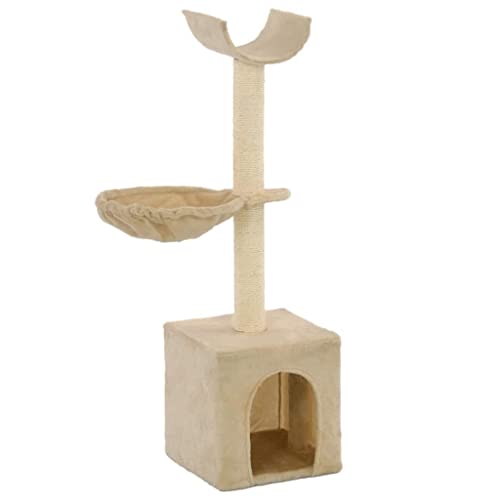 3702157 Kratzbaum Kratzbaum Katzenhöhle Spielzeug Plüschtiere Sisal 105 cm beige 3702157 Kratzbaum Kratzbaum Katzenhöhle Spielzeug Plüschtiere Sisal 105 cm beige von Helloshop26