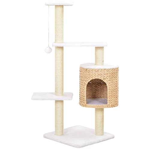 3702267 Kratzbaum Katzenhöhle Katzenhöhle Spielzeug Plüschtiere Sisal Seegras Beige 3702267 Kratzbaum Katzenhöhle Katzenhöhle Spielzeug Plüschtiere Sisal Seegras Beige von Helloshop26