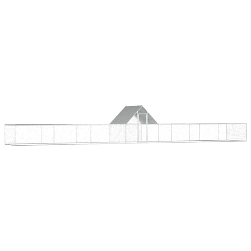 Hühnerstall 14 x 2 x 2 m Stahl verzinkt 02_0001711 von Helloshop26