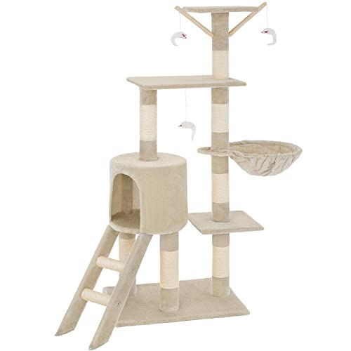 Kratzbaum 142 cm beige 3708072 Kratzbaum 142 cm beige 3708072 von Helloshop26