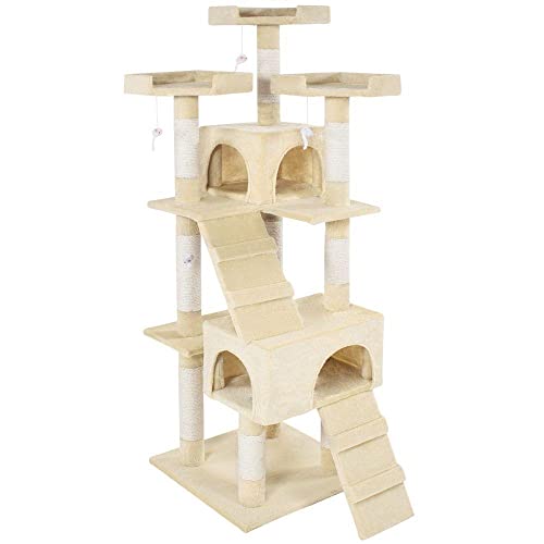 Kratzbaum 170 cm beige 3708060 Kratzbaum 170 cm beige 3708060 von Helloshop26