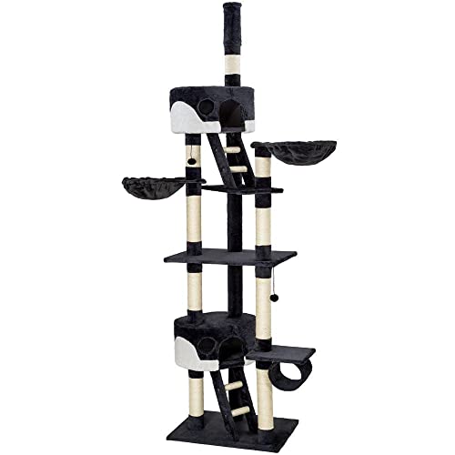 Kratzbaum 260 cm schwarz/weiß 3708096 Kratzbaum 260 cm schwarz/weiß 3708096 von Helloshop26