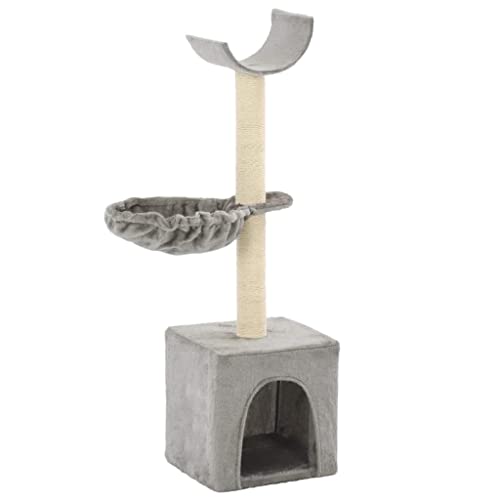 Kratzbaum Kratzbaum Katzenhöhle Katzenhöhle Spielzeug Plüschtiere Sisal 105 cm grau 3702171 Kratzbaum Kratzbaum Katzenhöhle Katzenhöhle Spielzeug Plüschtiere Sisal 105 cm grau 3702171 von Helloshop26