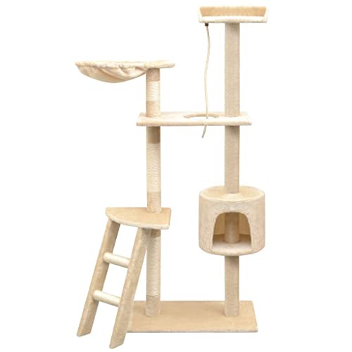 Kratzbaum Kratzbaum Katzenhöhle Katzenhöhle Spielzeug Plüschtiere Sisal 150 cm beige 3702073 Kratzbaum Kratzbaum Katzenhöhle Katzenhöhle Spielzeug Plüschtiere Sisal 150 cm beige 3702073 von Helloshop26