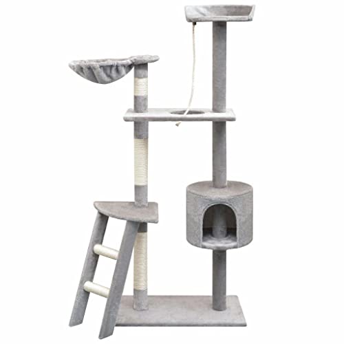 Kratzbaum Kratzbaum Katzenhöhle Katzenhöhle Spielzeug Plüschtiere Sisal 150 cm grau 3702175 Kratzbaum Kratzbaum Katzenhöhle Katzenhöhle Spielzeug Plüschtiere Sisal 150 cm grau 3702175 von Helloshop26
