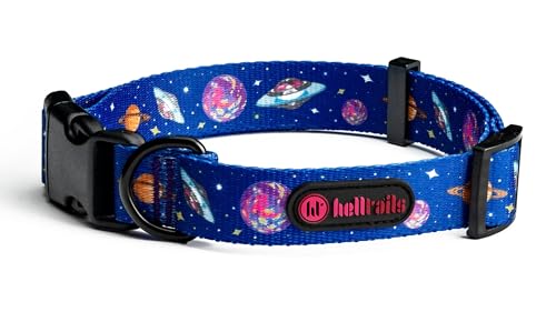Helltails Hundehalsband für Grosse Hunde | NO Absorb | Halsband Hund Groß Breit Einstellbar 38-65CM | Dog Collar | Hunde Halsbänder Verstellbar Weich | Cosmic Bloom - XL Helltails Hundehalsband für Grosse Hunde | NO Absorb | Halsband Hund Groß Breit Einstellbar 38-65CM | Dog Collar | Hunde Halsbänder Verstellbar Weich | Cosmic Bloom - XL von Helltails