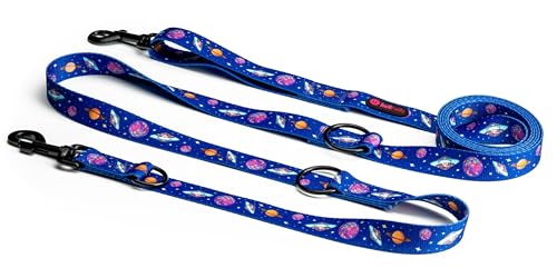 Helltails Hundeleine für Kleine und Mittelgroße Hunde mit 2 Karabiner | NO Absorb | Freihandleine Lange 1.6-3M | Leichte Leine Hund | Welpenleine | Dog Leash | Führleine | Cosmic Bloom- M Helltails Hundeleine für Kleine und Mittelgroße Hunde mit 2 Karabiner | NO Absorb | Freihandleine Lange 1.6-3M | Leichte Leine Hund | Welpenleine | Dog Leash | Führleine | Cosmic Bloom- M von Helltails