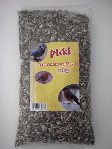 Picki gestreifte Sonnenblumenkerne 1 kg von Helmut Ullrich GmbH
