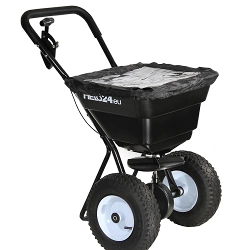Helo Düngerstreuer Handstreuer Rasen Streuwagen Saatgutstreuer Salzstreuer Handstreuer 29L Streuer schwarz S2 Helo Düngerstreuer Handstreuer Rasen Streuwagen Saatgutstreuer Salzstreuer Handstreuer 29L Streuer schwarz S2 von Helo