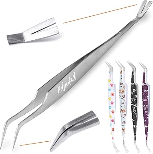 Helperfect Premium 2in1 Edelstahl Zeckenzange für Hunde und Katzen - Schonender & Effektiver Zeckenentferner - Bestehend aus Zeckenpinzette und Zeckenhaken - Perfekt für alle Haustierbesitzer Helperfect Premium 2in1 Edelstahl Zeckenzange für Hunde und Katzen - Schonender & Effektiver Zeckenentferner - Bestehend aus Zeckenpinzette und Zeckenhaken - Perfekt für alle Haustierbesitzer von Helperfect