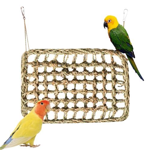 Bird Swing, Wellensittich Spielzeug, Wellensittich Schaukel, Vogelkäfig Zubehör, Bieten Sie Papageien und Anderen Vögeln Erholungsbereiche zum Schaukeln, Kauen und Klettern, 28 x 18 x 2cm Bird Swing, Wellensittich Spielzeug, Wellensittich Schaukel, Vogelkäfig Zubehör, Bieten Sie Papageien und Anderen Vögeln Erholungsbereiche zum Schaukeln, Kauen und Klettern, 28 x 18 x 2cm von Helweet