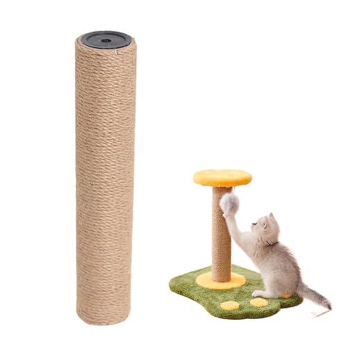 Pet Kratzsäule, Kratzstamm, Kratzsäule für Katzen, Ersatzstamm für Kratzbaum, zur Herstellung Selbstgebauter Katzenklettergerüste und zum Ersetzen Beschädigter Katzenkratzbäume, 30 x 6cm, Jute Pet Kratzsäule, Kratzstamm, Kratzsäule für Katzen, Ersatzstamm für Kratzbaum, zur Herstellung Selbstgebauter Katzenklettergerüste und zum Ersetzen Beschädigter Katzenkratzbäume, 30 x 6cm, Jute von Helweet