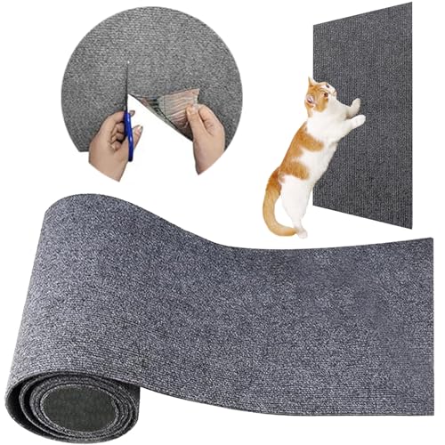 Selbstklebend Kratzmatte Katze, Selbstklebend Kratzteppich Katze Wand, Katzenkratzbretter, Katzen Kratzwand, für Katze Bäume, Katze Wand Möbel, Kratzbäume, und Couch Schutz Selbstklebend Kratzmatte Katze, Selbstklebend Kratzteppich Katze Wand, Katzenkratzbretter, Katzen Kratzwand, für Katze Bäume, Katze Wand Möbel, Kratzbäume, und Couch Schutz von Helweet