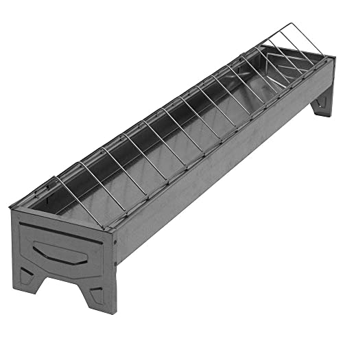 Futtertrog für Hühner, Puten und Gänse - 75 x 13 cm Futtertrog für Hühner, Puten und Gänse - 75 x 13 cm von Hemel