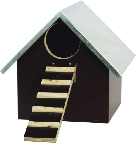 Hemel Brutplatz für Enten, Nistplatz, Entenhaus, mit Treppe, Schutz, wetterbeständig, L 31 x B 31 x H 36 cm von Hemel