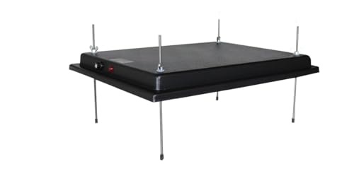 Hemel Küken-Wärmeplatte mit Thermostat - (30 x 40 cm) mit Höhenfüßen von Hemel