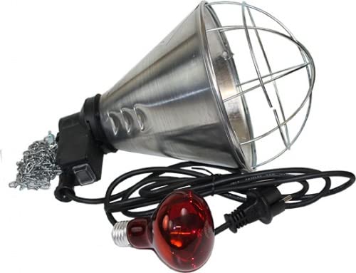 Hemel Schutzkorb Ø 21 cm (Sparschaltung) mit Infrarotlampe 60 W von Hemel