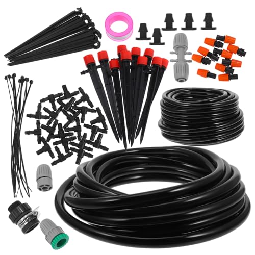 Hemobllo 1 Satz Gartenbewässerungsset Anlage Tropfbewässerungssystem Solar- automatisches bewässerungssystem gartenbewasserungssystem Tropfsystem Pflanzenbewässerungsgeräte Rostfreier Stahl von Hemobllo