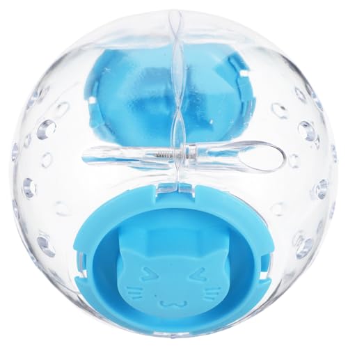 Hemobllo 1 Satz Hamster Laufball Stummes Hamsterrad Hamster-aktivitätsball Kleines Hamsterrad Hamster-übungsbälle Hamster Läuft Bälle Interaktives Hamsterspielzeug Sky-Blue Plastik von Hemobllo
