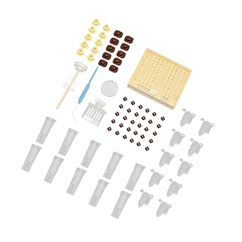Hemobllo 1 Satz König Anzug Bienenbrutkasten Bee Cell Cups-Kit halten Aufzuchtset für Königinnen Imkerei-Kit Königinnenaufzuchtsystem Imkerei Werkzeuge Zellbecher Bienenzubehör von Hemobllo