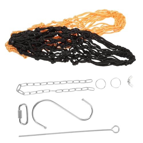 Hemobllo 1 Satz Netzbeutel-obstgabel-Set Füttern Hängend Gemüse Hühner Netze Essen Bausatz Futterkorb Für Vögel Futterspender Für Vögel Netztasche Aus Nylon Fleisch Stick Rostfreier Stahl von Hemobllo