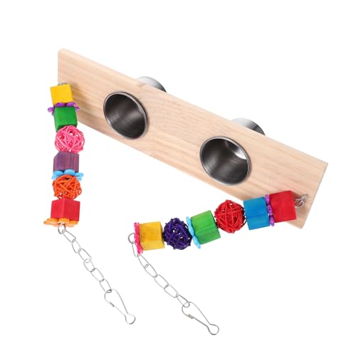 Hemobllo 1satz Papageien Schaukel Mit Futterstation Vogelspielzeug Für Käfige Sicherer Holzstand Für Vögel Fördern Sie Das Spielverhalten Bewegung Ihres Haustiers Hemobllo 1satz Papageien Schaukel Mit Futterstation Vogelspielzeug Für Käfige Sicherer Holzstand Für Vögel Fördern Sie Das Spielverhalten Bewegung Ihres Haustiers von Hemobllo