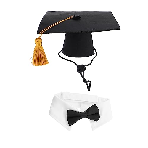 Hemobllo 1 Satz Pet Doctor's Hut Fliege Set Hundeanzug Abschluss Haustierbekleidung Für Hunde Hundekostüme Hundekleid Haustierkostüme Für Hunde Hund Brauch Black Polyester Hemobllo 1 Satz Pet Doctor's Hut Fliege Set Hundeanzug Abschluss Haustierbekleidung Für Hunde Hundekostüme Hundekleid Haustierkostüme Für Hunde Hund Brauch Black Polyester von Hemobllo