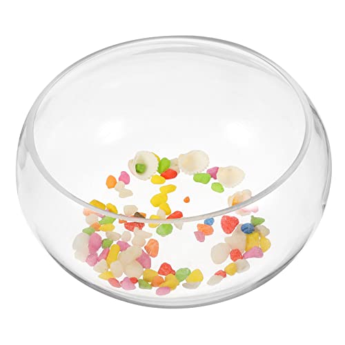Hemobllo Schüsseldekor Rundes Fischglas Aus Glas Mit Kies Zur Verbesserung Der Kampffischqualität Hemobllo Schüsseldekor Rundes Fischglas Aus Glas Mit Kies Zur Verbesserung Der Kampffischqualität von Hemobllo