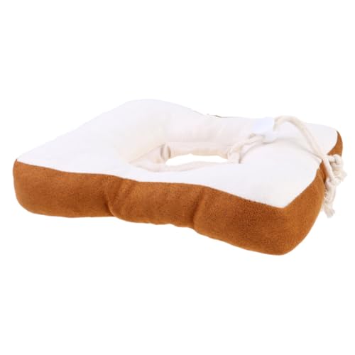 Hemobllo 1 Stück Anti-leck-Kragen Lecken Haustier Kleines Kätzchen Für Katzen Name Katzenhalsbänder Katzenbuster Schild Schnauze Neckisch Krapfen Nacken Light Brown von Hemobllo