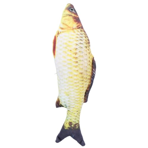 Hemobllo 1 Stück Fisch-Plüschtier interaktives Animal Toys elektrisches plushible snugible cat Toys Simulation Fischplüsch Kätzchen Fisch Plüschpuppe von Hemobllo