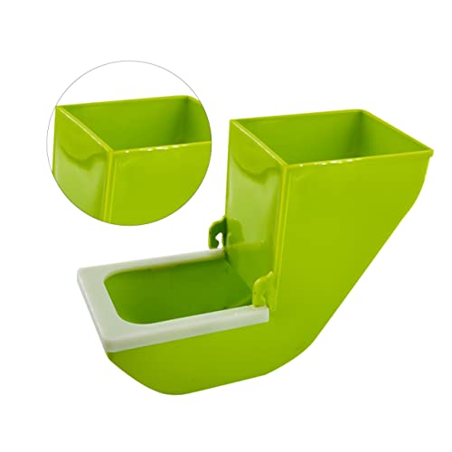 Hemobllo Papageien Futterspender 1Stück Futterbox für Vögel Hängend Transparent Einfach zu Reinigen für Wellensittiche und Andere Kleine Vögel von Hemobllo