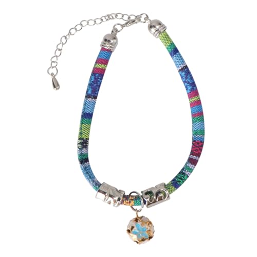 Hemobllo 1 Stück Glockenkragen sicheres katzenhalsband für mit Katzenhalsbänder Katzenglocken böhmischer Kragen schickes Katzenhalsband Kätzchen-Kragen Tuch Blue Hemobllo 1 Stück Glockenkragen sicheres katzenhalsband für mit Katzenhalsbänder Katzenglocken böhmischer Kragen schickes Katzenhalsband Kätzchen-Kragen Tuch Blue von Hemobllo